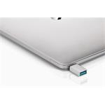 Adaptér PremiumCord USB-C/male - USB3.0 A/female, strieborný, OTG