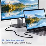 Adaptér PremiumCord USB-C na DisplayPort DP1.4 8K@60Hz a 4k@120Hz
