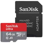 Adaptér SanDisk Ultra microSDHC 64GB 140 MB/s UHS-I U1 Class 10
