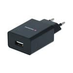 Adaptér Swissten Smart IC 1× USB + Lightning, čierny  