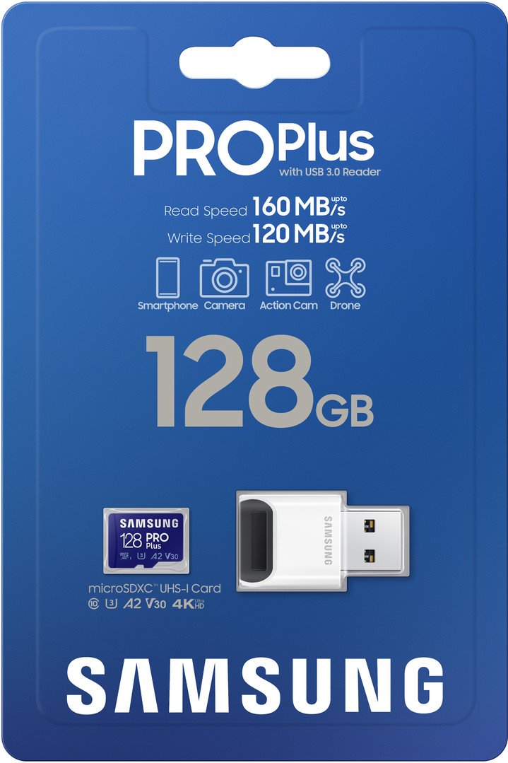 Adaptér USB Samsung microSDXC 128GB PRO Plus