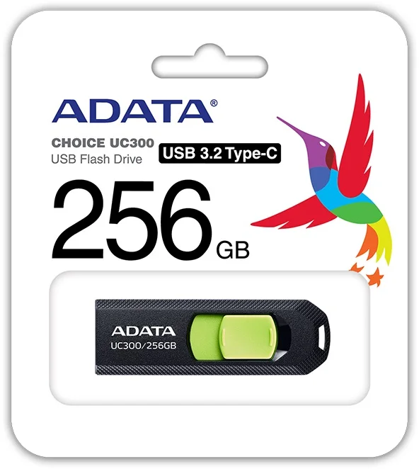 ADATA UC300 256GB, čierna