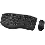 Adesso set klávesnice a myši WKB-1600CB, bezdrátový, US