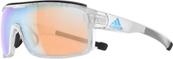 ADIDAS Eyewear ZONYK PRO - Crystal Shiny - LST Bright Blue mirror, vel. L