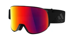 adidas Sport eyewear PROGRESSOR C - Black matt - Red mirror Polarized (antifog)