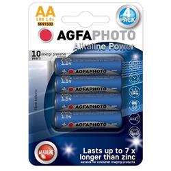 AgfaPhoto Power alkalické batérie LR06/AA, blister 4ks
