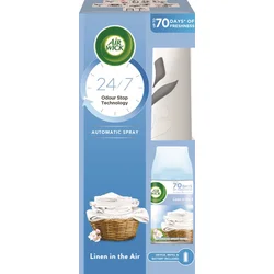Air Wick Automatický Spray komplet Bielizeň vo vánku 250 ml 5997321758770