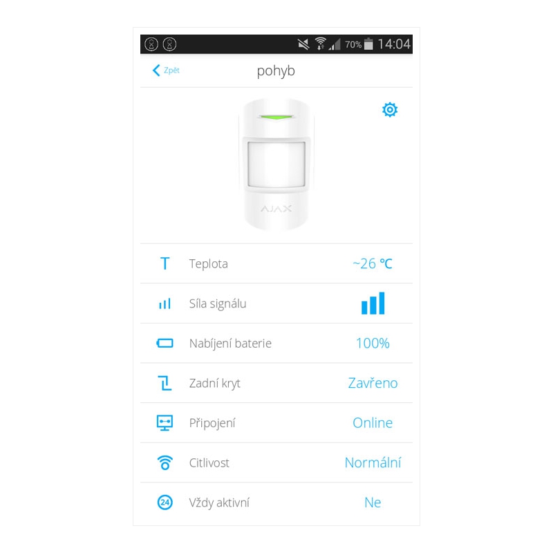 Ajax MotionProtect (8EU) ASP white (38193)