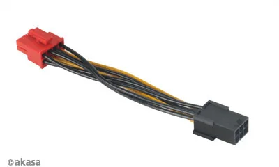 AKASA kábel AK-CB052 redukcia 6pin PCIe na 8pin PCIe 2.0