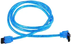AKASA kabel SATA 3.0 cable 50 cm modrý