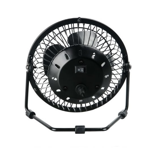 AKASA stolný ventilátor USB Mini fan 4", čierny AK-UFN01-BK