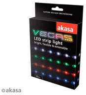 AKASA Vegas LED pásek, 15xLED,12V, 60cm, červená