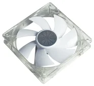 AKASA ventilátor AK-FN054 8cm, bílý, regulace otáček, ultratichý
