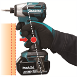 Aku MAKITA DTD158Z rázový skrutkovač 1/4" Li-ion LXT 18V, bez batérie Z