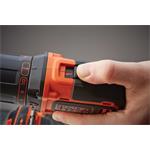 Akumulátorová príklepová vŕtačka Black&Decker BDCHD18KB s 2 rýchlosťami