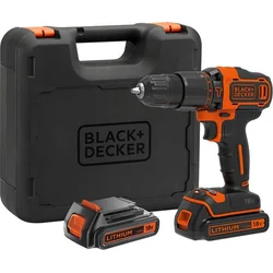 Akumulátorová príklepová vŕtačka Black&Decker BDCHD18KB s 2 rýchlosťami
