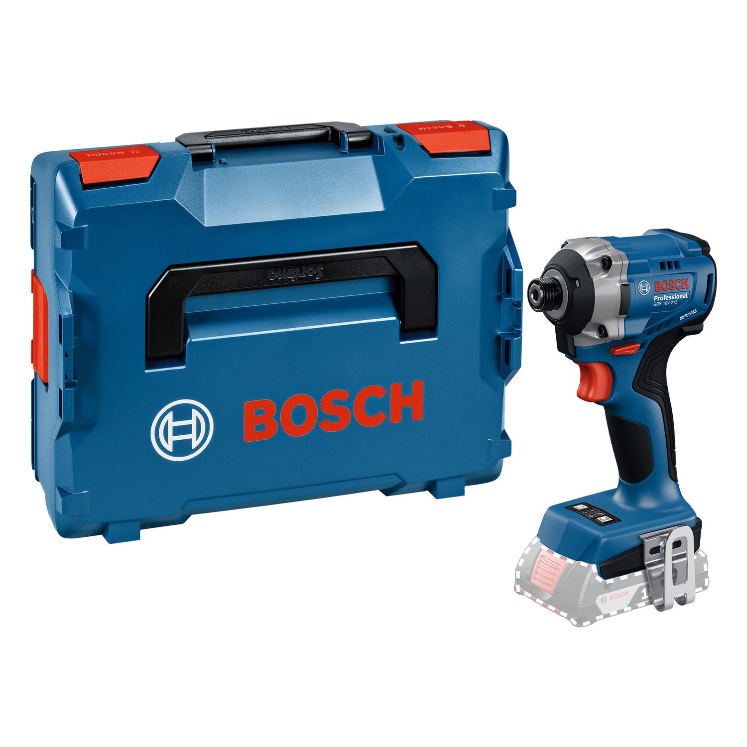 Akumulátorový rázový uťahovák BOSCH GDR 18V-215 + L-BOXX (0.601.9N2.000)