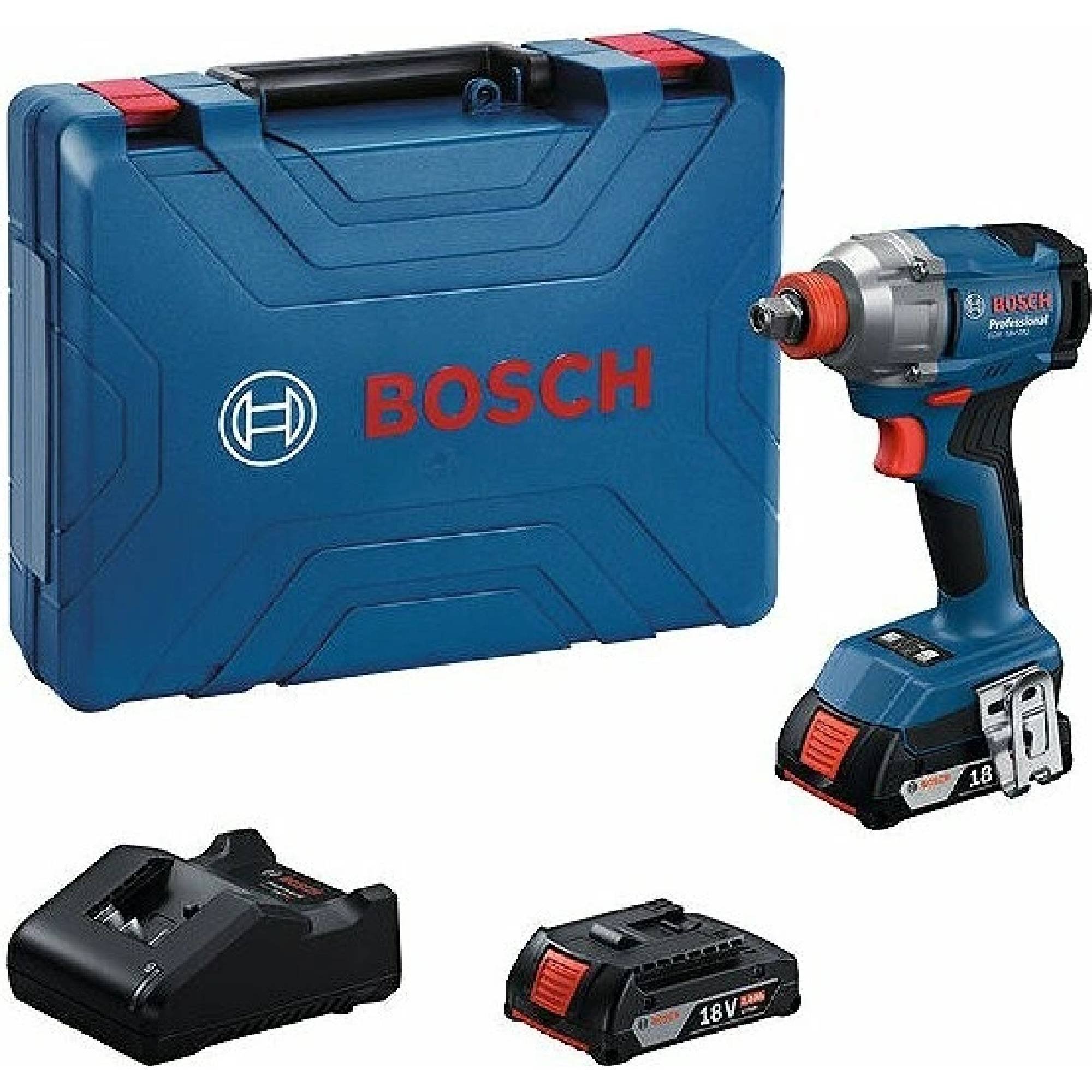 Akumulátorový rázový uťahovák BOSCH GDX 18V-285 vrátane akumulátora. (0.601.9N2.122)