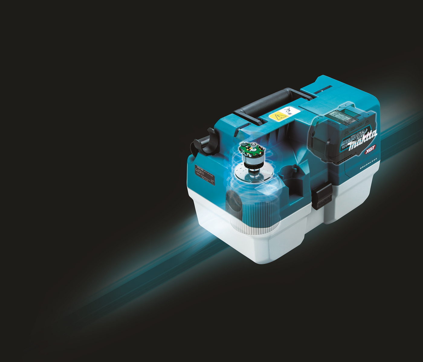 Akumulátorový vysávač Makita VC013GLZ s AWS Li-ion XGT 40V, bez batérie