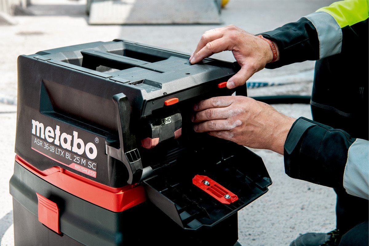 Akumulátorový vysávač Metabo ASR 36-18 BL 25 M SC bez batérie (602046850)
