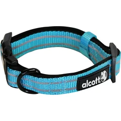 Alcott Reflexní obojek pro psy, Adventure, modrý, velikost S