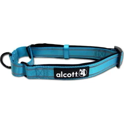 Alcott reflexní obojek pro psy, Martingale, modrý, velikost L