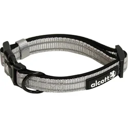 Alcott Reflexný obojok pre psov, Adventure, sivý, veľkosť M