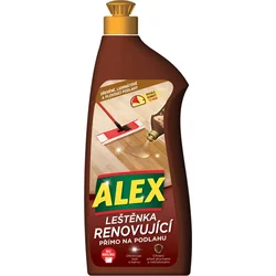 Alex leštěnka zářivý lesk renovující na dřevo a laminát 900ml