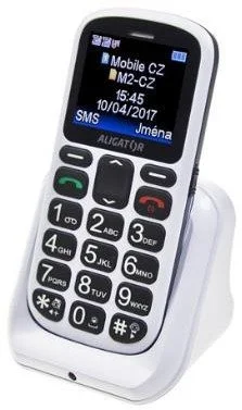 Aligator A321 Senior, bílý + Stolní nabíječka