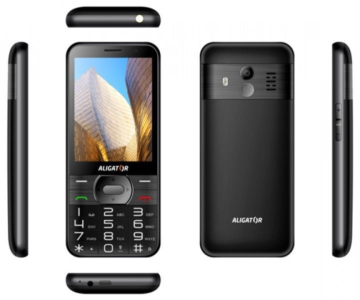 Aligator A900 GPS Senior černý + stolní nabíječka