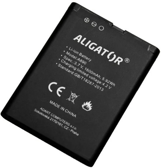 Aligator baterie pro A890, A900, Li-Ion 1600 mAh, originální