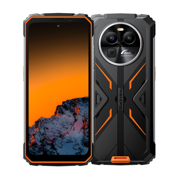 Aligator Blackview BV8100 8+256 GB čierno-oranžový