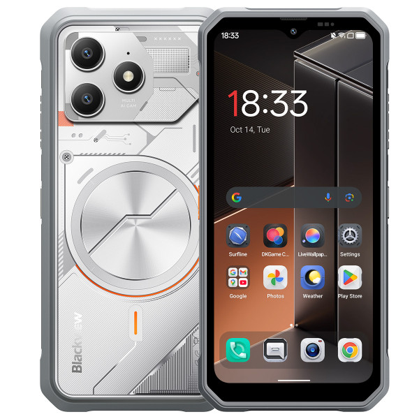Aligator Blackview FORT 100 8+128 GB strieborná