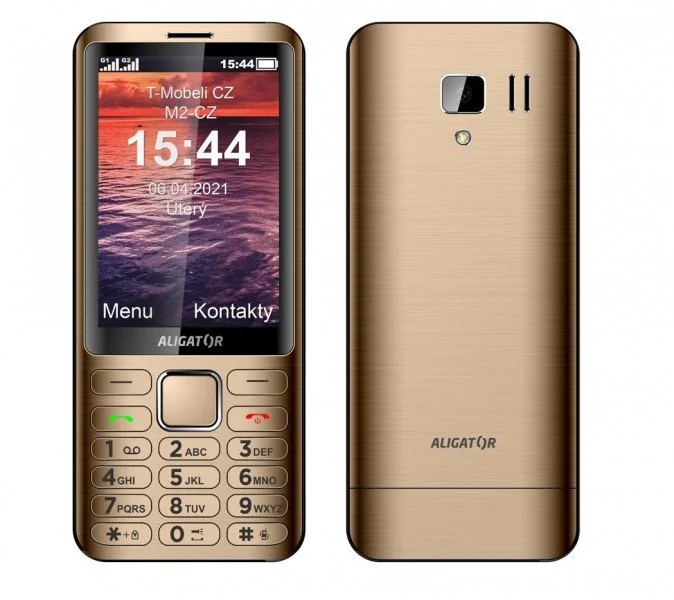 Aligátor D950 Dual Sim zlatý AD950GD