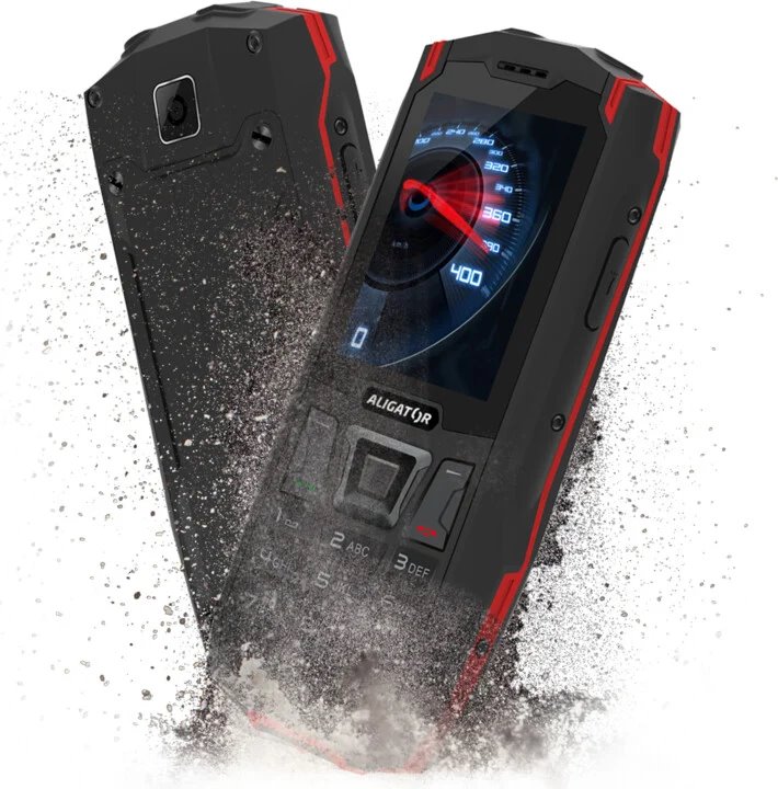 ALIGATOR K50 eXtremo (4G/LTE) černo-červený