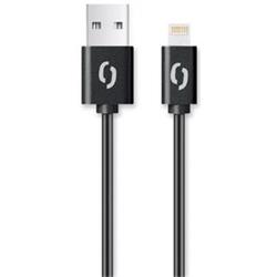Aligator kabel Lightning, 1m, černý