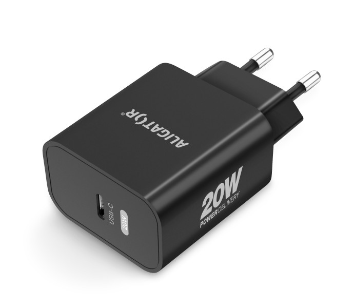 ALIGATOR PD 20W rýchlonabíjačka USB-C, čierna
