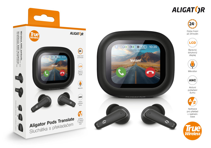 Aligator Pods Translate, černá