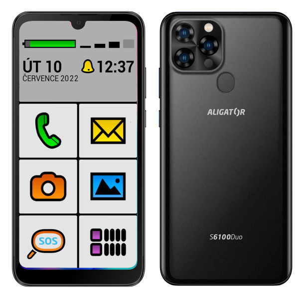 ALIGATOR S6100 SENIOR čierny