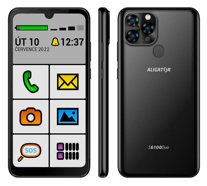 ALIGATOR S6100 SENIOR čierny
