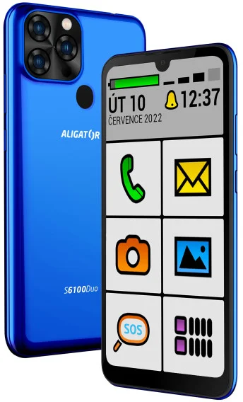 ALIGATOR S6100 SENIOR modrý