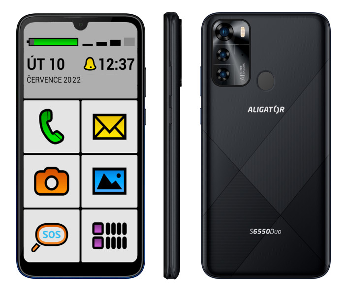 ALIGATOR S6550 SENIOR čierna