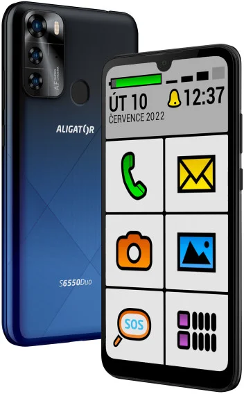 ALIGATOR S6550 SENIOR modrý
