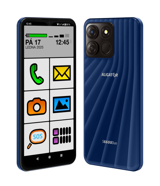 ALIGATOR S6600 Senior 4+64GB modrý