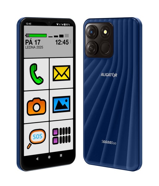 ALIGATOR S6600 Senior 4+64GB modrý