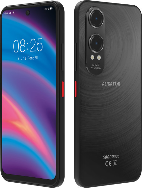ALIGATOR S8000 Duo 4+128 GB čierna