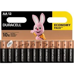 Alkalické batérie Duracell Basic, 12 ks (AA)