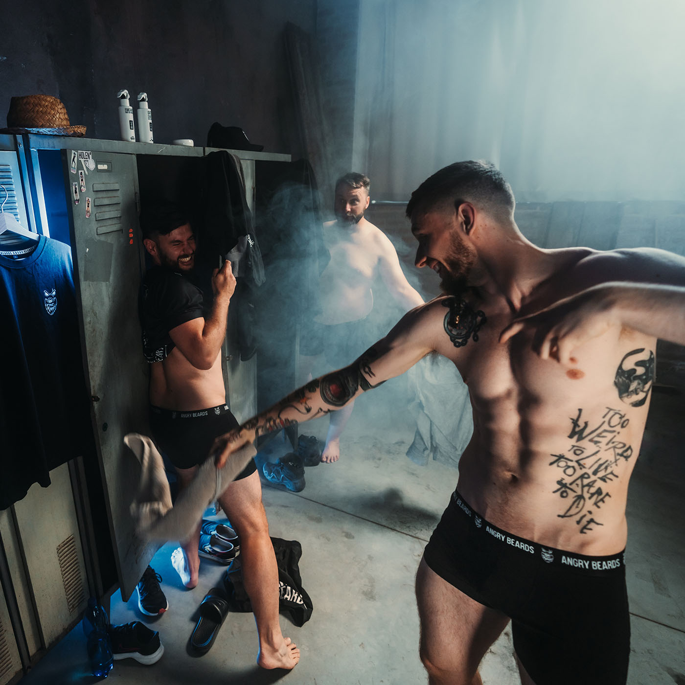 Angry Beards Set Antistick, Antisweat a veľkosť šortiek. XL