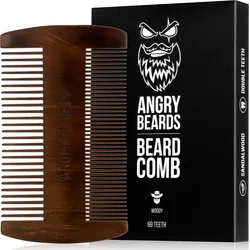 Angry Beards Wooden Comb - dřevěný hřeben na vousy