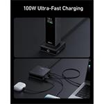 Anker 100W nabíjacia stanica 2xUSB-C, 1xUSB, 1xkonektor pre powerbanku Prime čierna